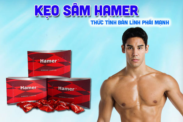 Kẹo sâm hamer giúp nam giới tự tin, khẳng định bản lĩnh phái mạnh